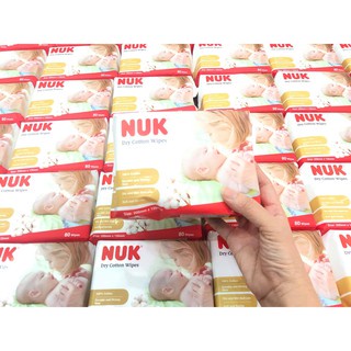 NUK - Khăn vải khô đa năng 80c/gói NU33695