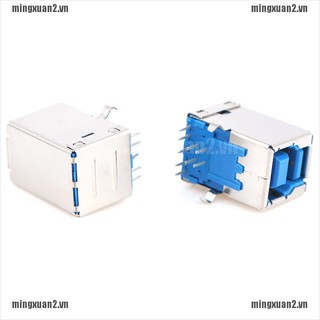 Set 10 Giắc Cắm USB 3.0 Type B Góc Phải AF