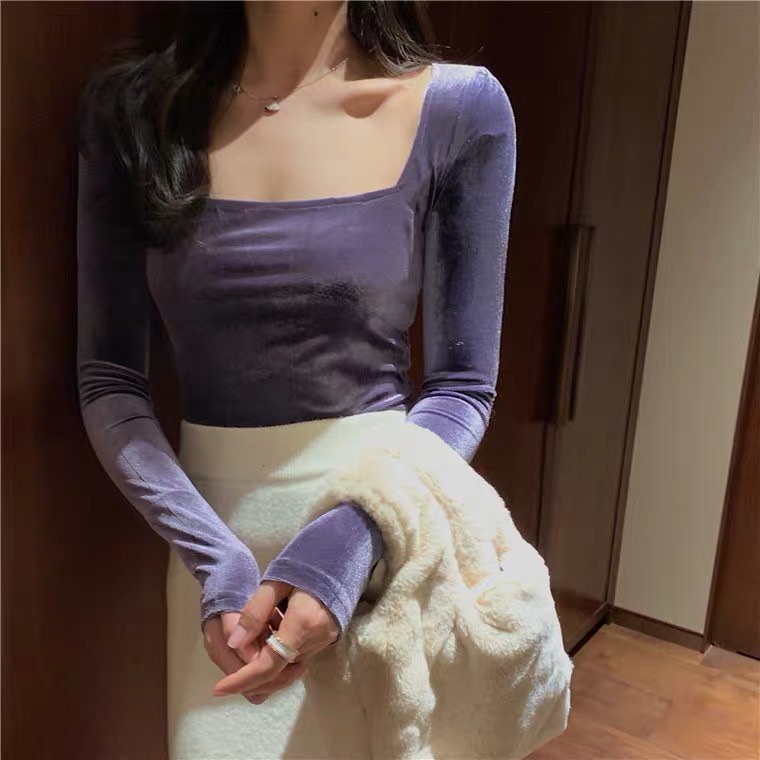 ORDER ÁO NHUNG CỔ VUÔNG