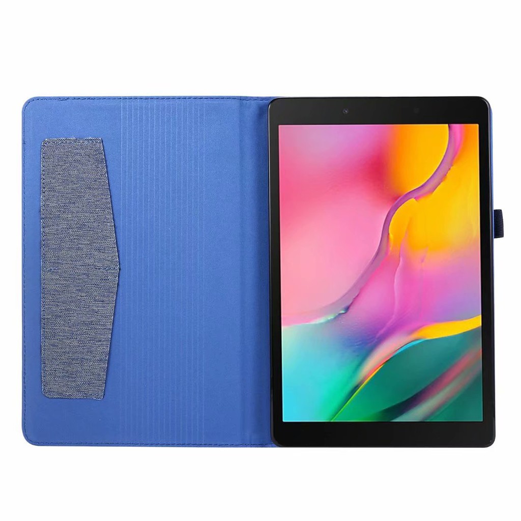 Ốp bảo vệ chống sốc trơn màu có giá đỡ cho máy tính bảng Samsung Galaxy Tab A7 10.4 2020 SM-T500 T505 T507