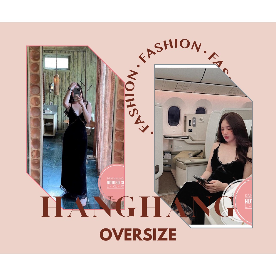 [Hàng Có Sẵn - HanghangOversize] Bigsize Đầm Nhung 2S (Từ 55kg đến 90kg)