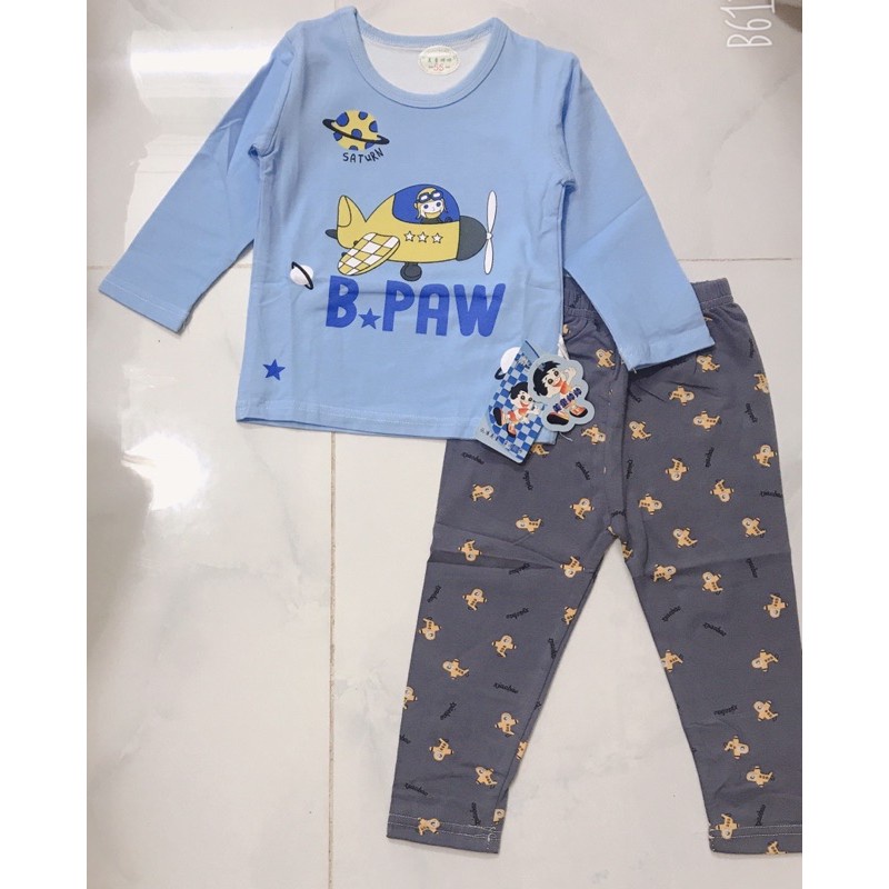 BỘ COTTON XUẤT HÀN DÀI TAY 2021 SIZE NHÍ VÀ NHỠ