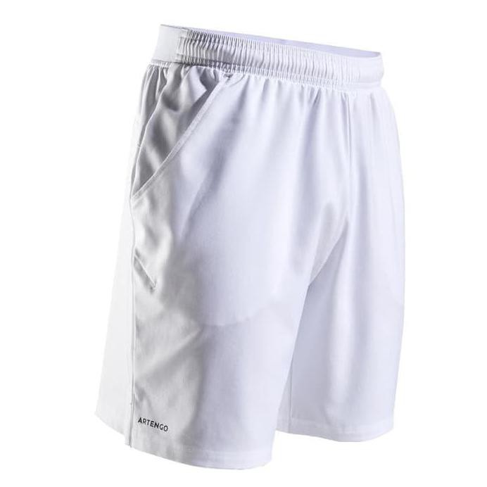 Quần Short Chơi Tennis Màu Trắng Năng Động Thời Trang Cho Nam Dinartoko21