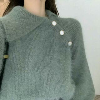 Set áo len chân váy hàn quốc Ulzzang
