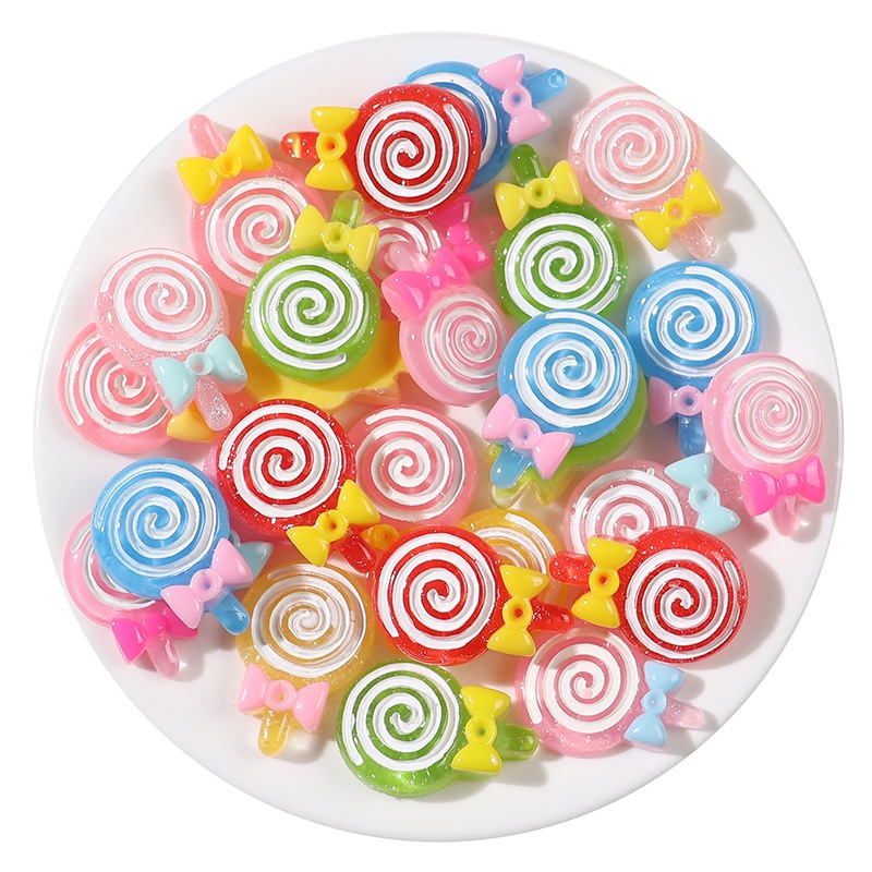 kẹo pha lê Resin phụ kiện dép Crocs charm DIY khóa giày crocs jibbitz Nhựa trang sức Phụ kiện trang trí giày crocs nút trang trí điện thoại di động Nắp đậy / Khung ảnh / Cốc nước / Túi Nguyên liệu làm phụ kiện handmade sáng tạo