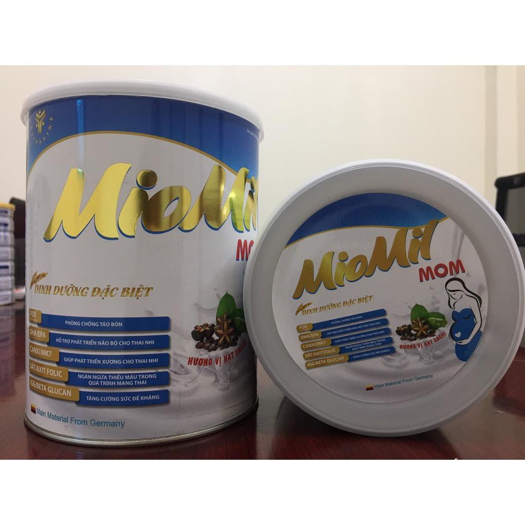 Sữa bột dinh dưỡng cho phụ nữ mang thai và cho con bú MIOMIL Mom 400g Hỗ trợ phát triển não bộ cho thai nhi