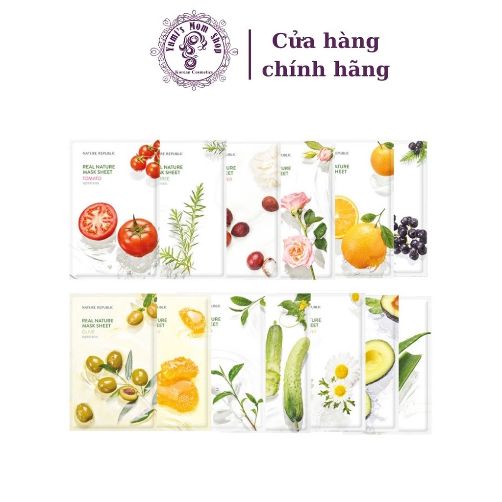 Mặt Nạ Nature Republic Real Nature Mask Sheet 23g