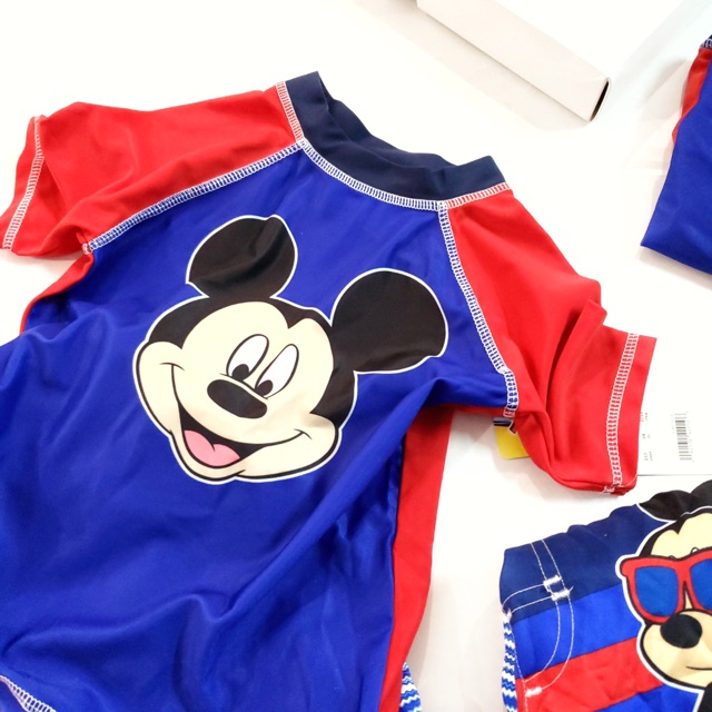 (hàng có sẵn) Bộ bơi Disney cho bé trai Sz 10-16kg Đồ bơi trẻ em hoạt hình (hàng xuất dư) SBBT57 Subin kids