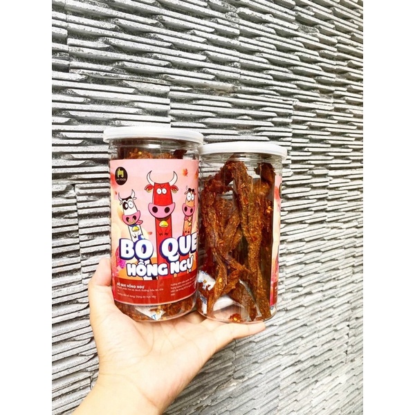 Bò que hồng ngự khô Sài Gòn handmade 90k/ hộp 250g