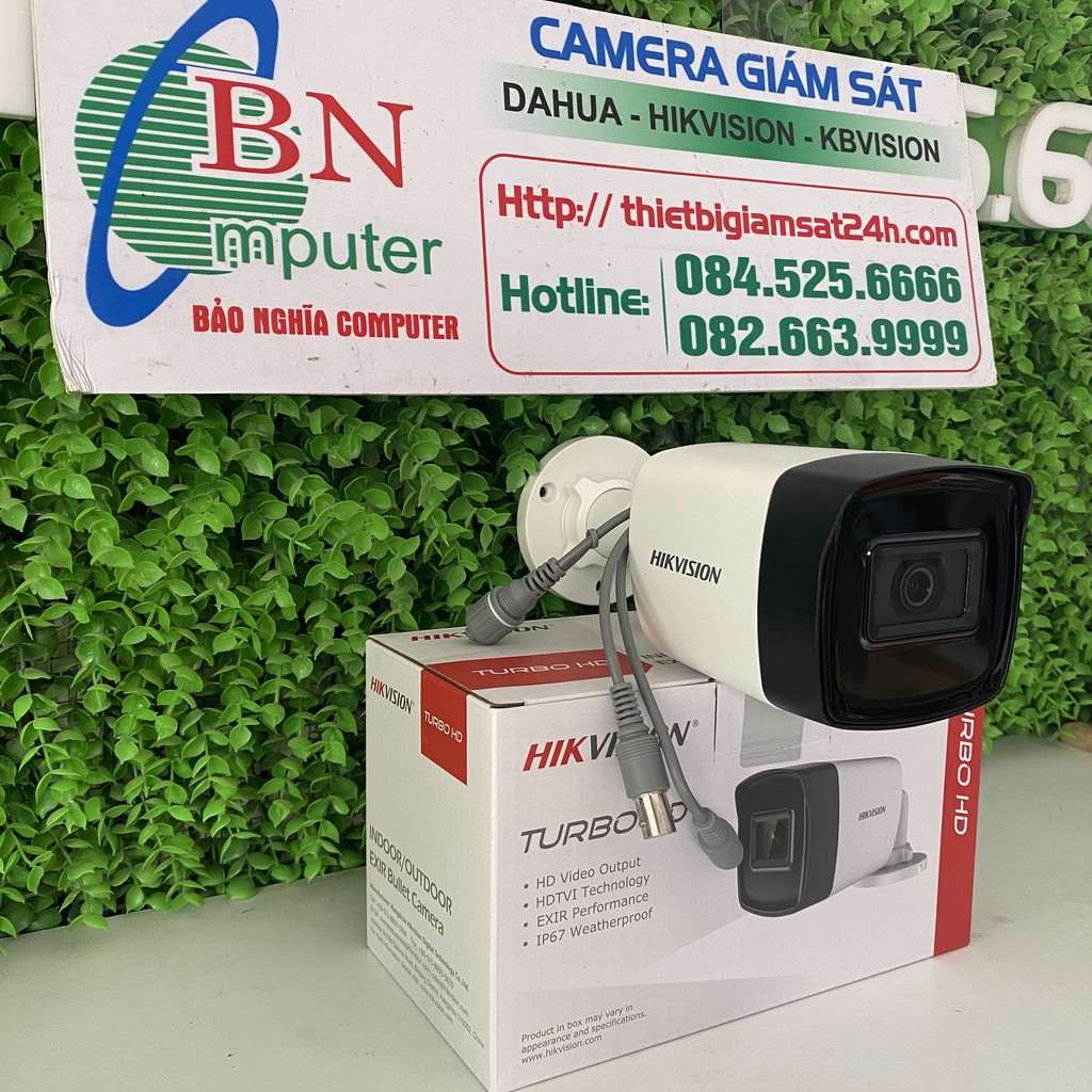 Camera HDTVI Hikvision Thân Trụ 5.0MP DS-2CE 16HOT-IT5F Ngoài Trời