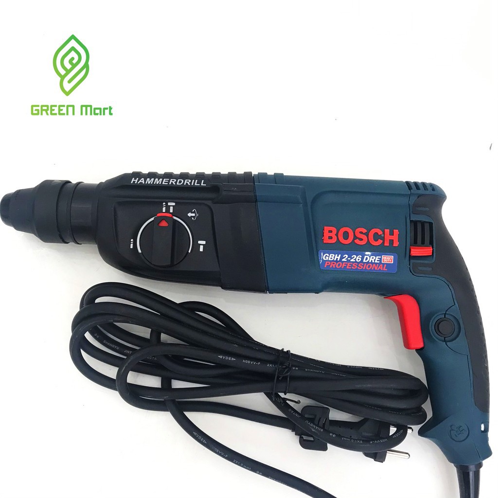 [Chính Hãng] Máy khoan bê tông 3 chức năng Bosh 2_26 800W KÈM ĐẦU KHOAN SẮT, GỖ VÀ 5 MŨI KHOAN, ĐỤC BÊ TÔNG