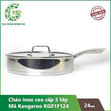 Chảo inox cao cấp 5 lớp KG01F124 sz 24cm