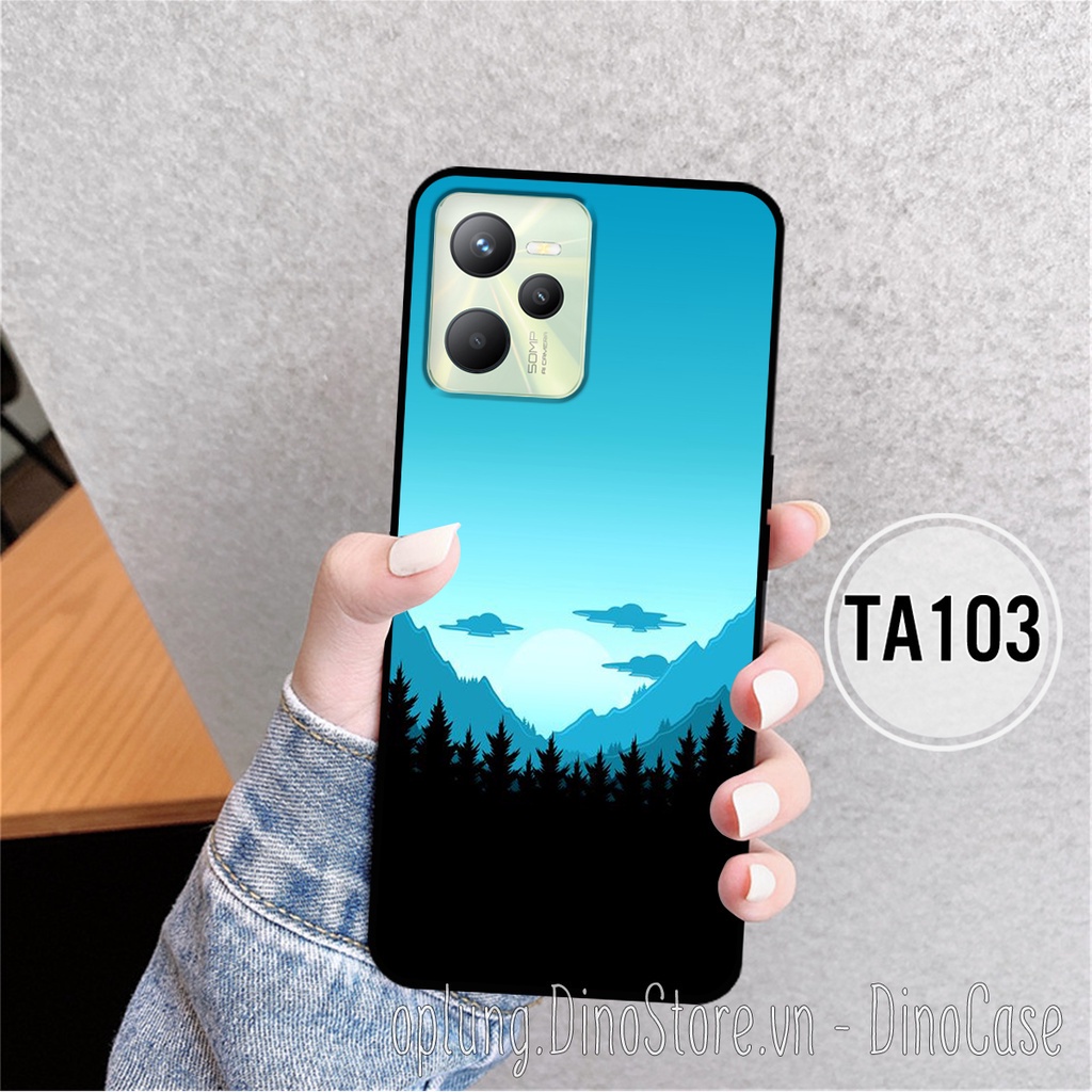 Ốp điện thoại Realme C35 / Narzo 50A Prime - Ốp lưng nhựa viền silicon in hình vũ trụ ngân hà.