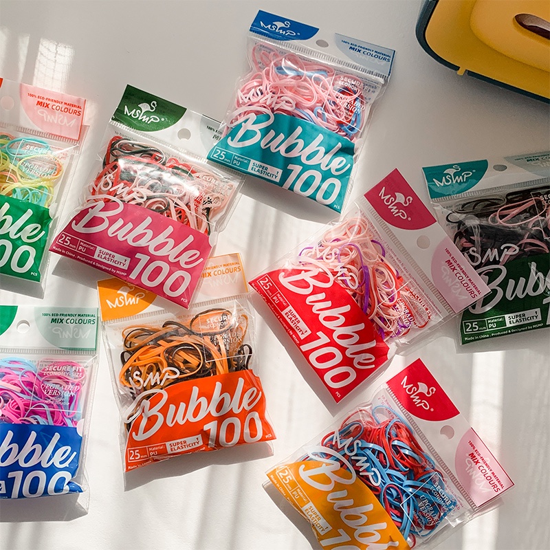 Dây Buộc Tóc Cao Su Cỡ Nhỏ Dùng Một Lần Cho Nữ