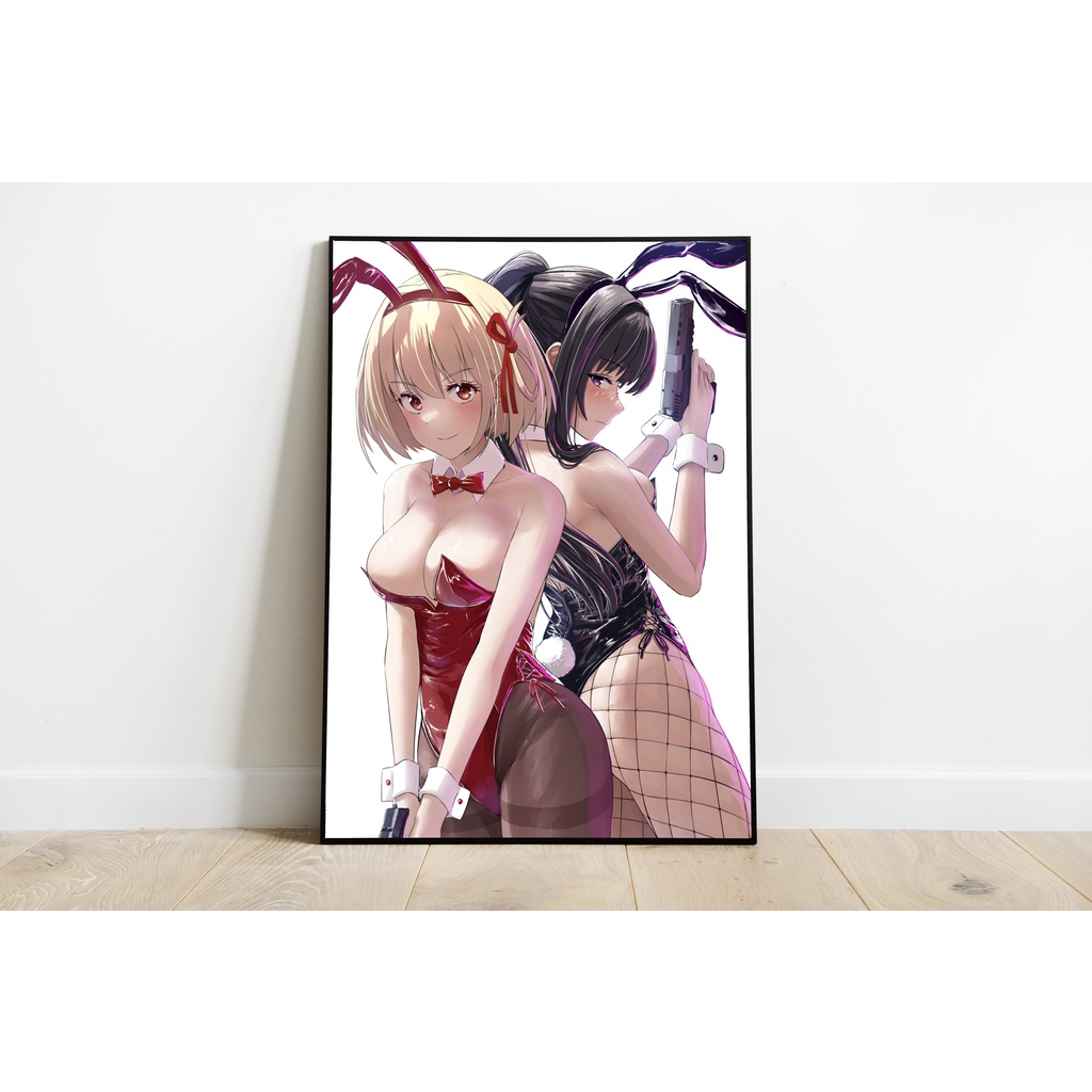 ẢNH POSTER A3 ANIME LYCORIS RECOIL (2) CHẤT LIỆU GIẤY CAO CẤP - 2D TỘC SHOP