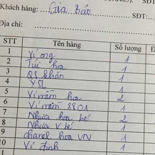 Combo túi xách ví cầm tay Gia Bảo