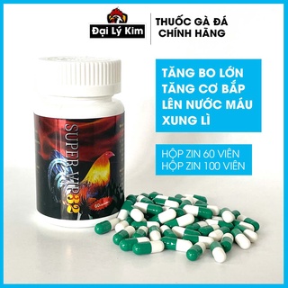 Dinh dưỡng nuôi gà đá tăng bo Vip32, hủ 100 viên, nhập khẩu Đài Loan chính hãng