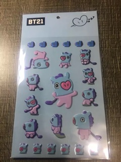 Sticker nổi 3D BT21