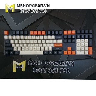 Set keycap PBT Carbon oem profile 108 keys font chữ to mới