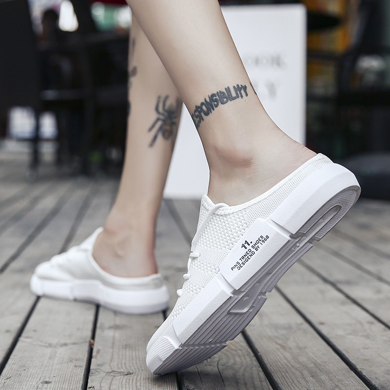 Giày lười JINTOHO canvas chống trượt thời trang mùa hè cho nam