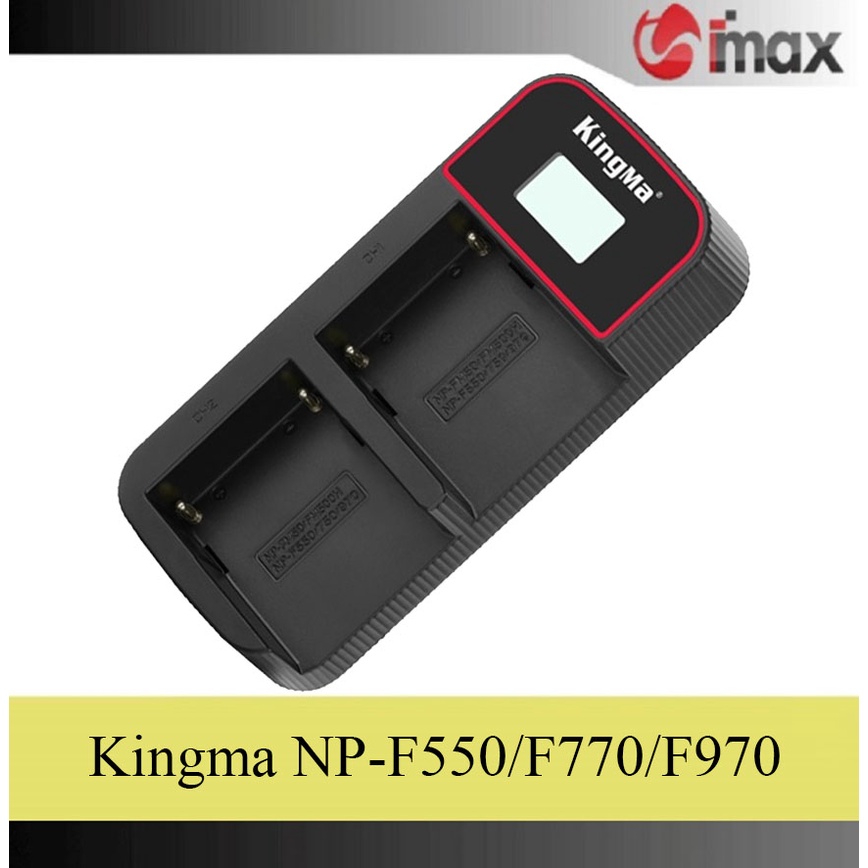 Sạc đôi Kingma Ver 3 Màn hình LCD for Sony NP-F550/F770/F970