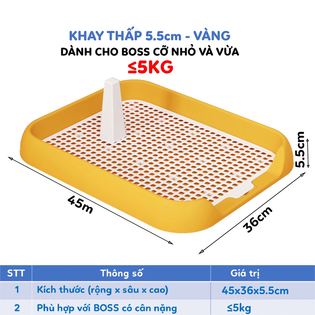 Khay vệ sinh cho chó size lớn LunaPet KC04- Khay hướng dẫn cún đi vệ sinh TẶNG KÈM CỘT