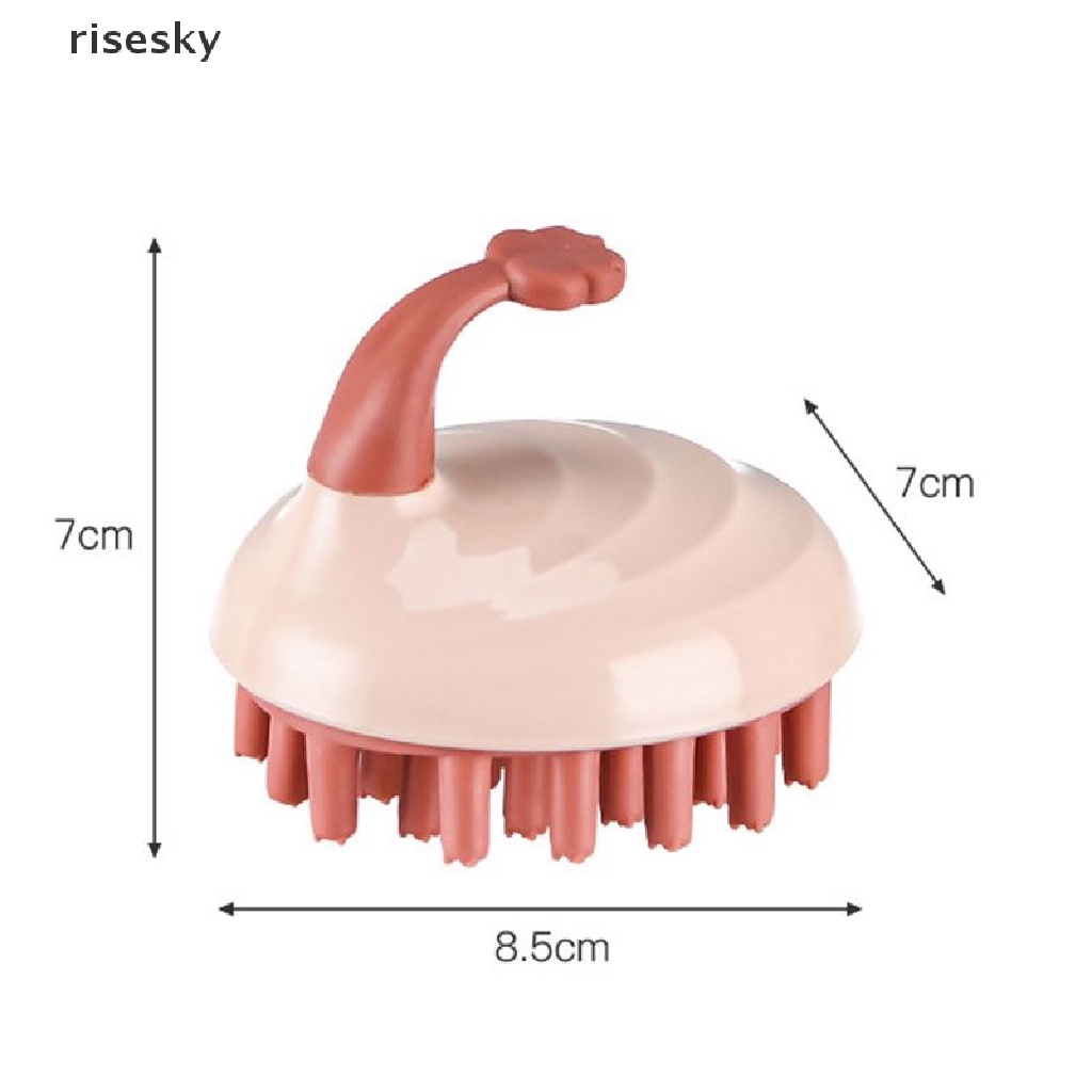 1 Lược Silicone Mát Xa Da Đầu Chống Ngứa Khi Tắm ♨Trên đó