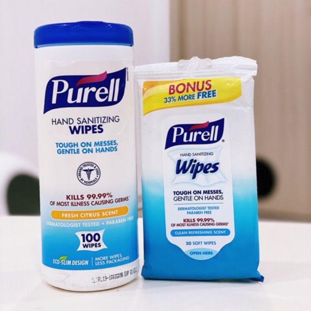 KHĂN GIẤY ƯỚT DIỆT KHU ẨN PURELL [HÀNG MỸ]