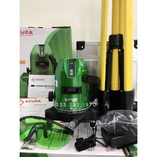 Máy cân bằng laser Akuza 686D 5 tia xanh chính hãng- BH 12 tháng