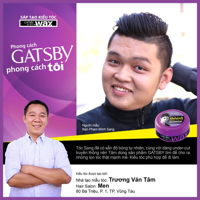 Wax tạo kiểu tóc Gatsby Styling wax 75g mẫu mới