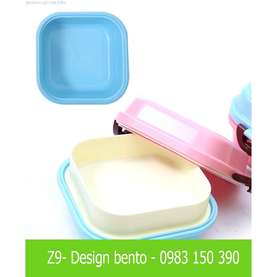 Hộp bento mini vuông hoặc tròn cho bé