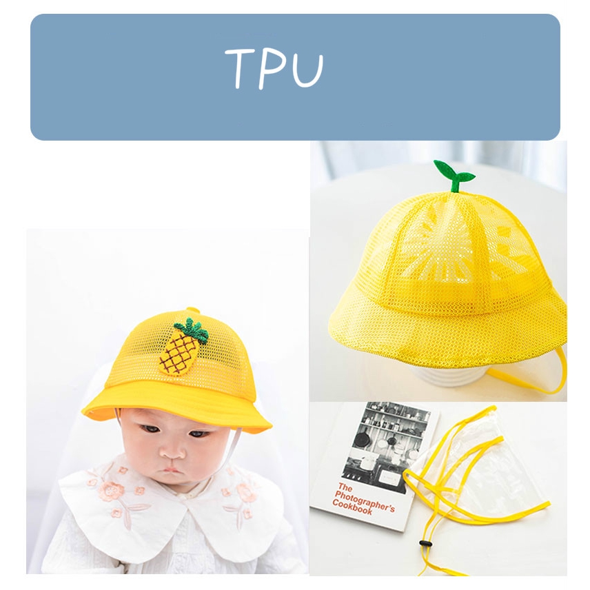 Mũ chống nắng kèm tấm che bảo vệ mặt thời trang mùa hè xinh xắn cho bé