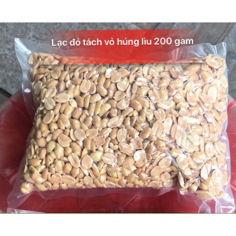 Lạc đỏ tách vỏ rang húng lìu chính hiệu Cô Vân 200 gam, thơm giòn siêu ngon, đặc sản Hà Nội