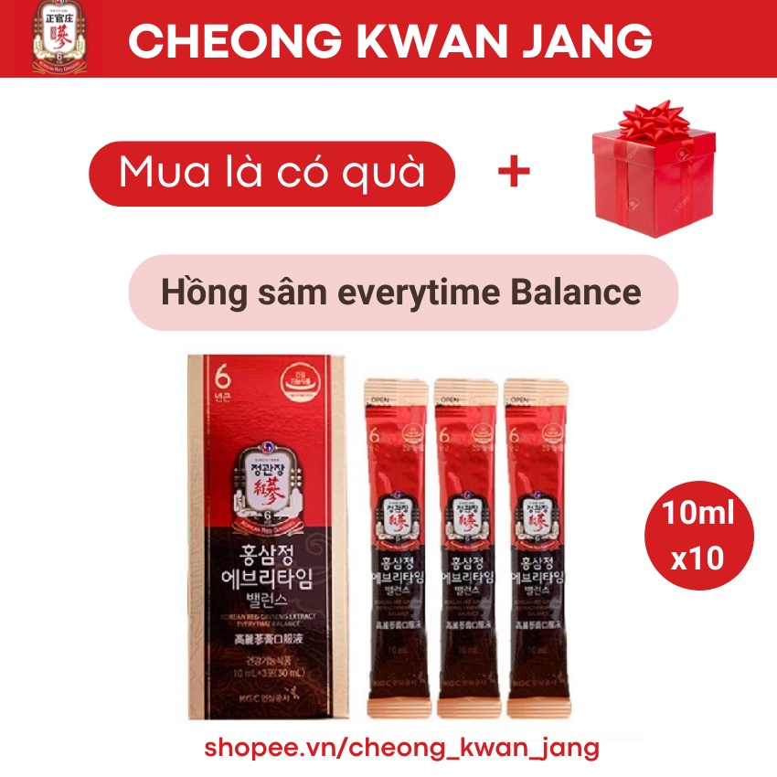 Hồng sâm Extract Everytime Balance