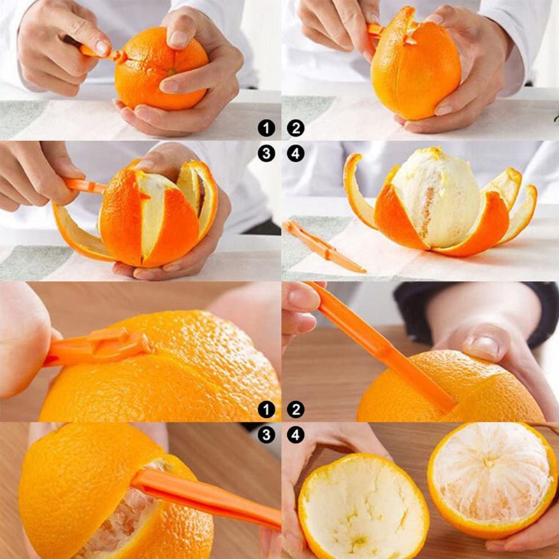 Set 5 Dụng Cụ Hỗ Trợ Lột Vỏ Cam Chanh Siêu Nhanh Chóng Tiện Lợi