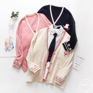 Áo len cardigan