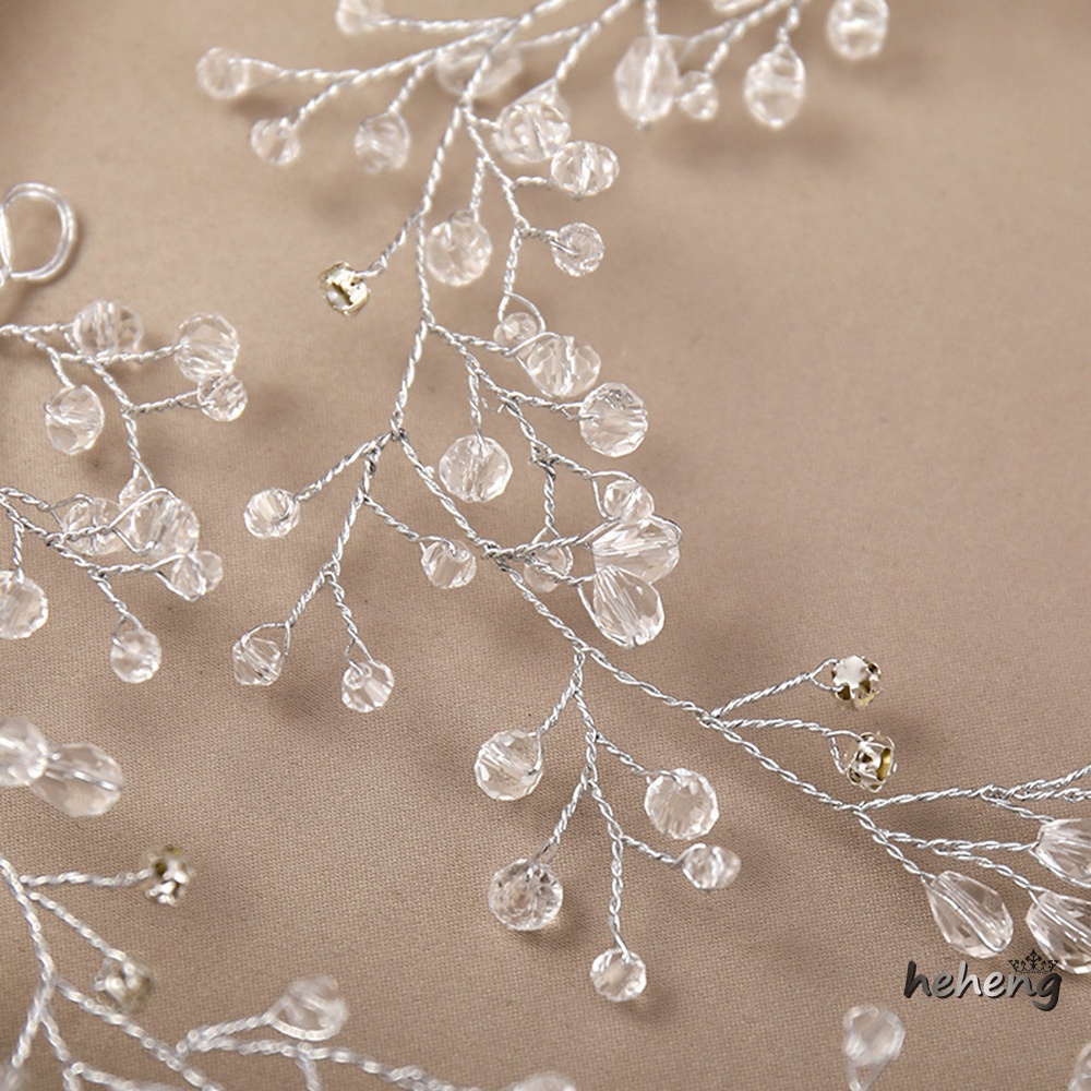 Băng Đô Kim Loại Đính Pha Lê Nhân Tạo Nhiều Màu Sắc Làm Quà Tặng Giáng Sinh