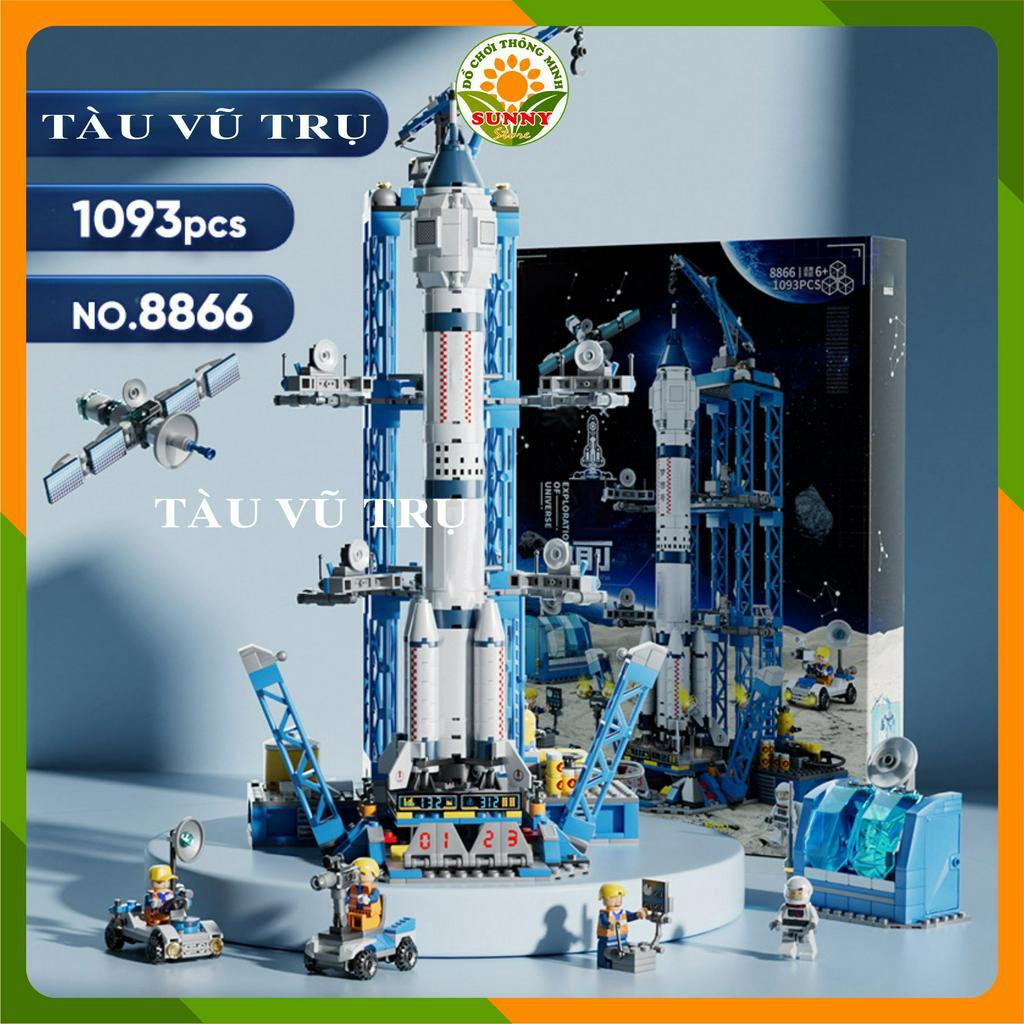 Đồ chơi lắp ghép mô hình 3D cho bé trai - Tàu vũ trụ - Hai biến thể  - Kích thước lớn - 10000+pcs - Sunny