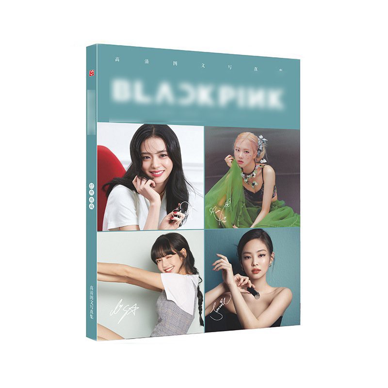( bìa ngẫu nhiên ) Album ảnh photobook in hình BLACKPINK LISA JENNIE ROSE JISOO tặng kèm poster tập ảnh idol kpop