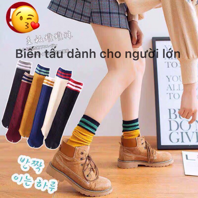 [HOT] Combo 2 đôi tất đùi gối tất nhún đa năng siêu xinh cho bé 4 -7,8 tuổi   BC_CHIC LINGERIE