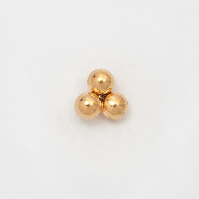 Khuyên tai basic THREE MARBLES EARRING ( giá 1 chiếc)