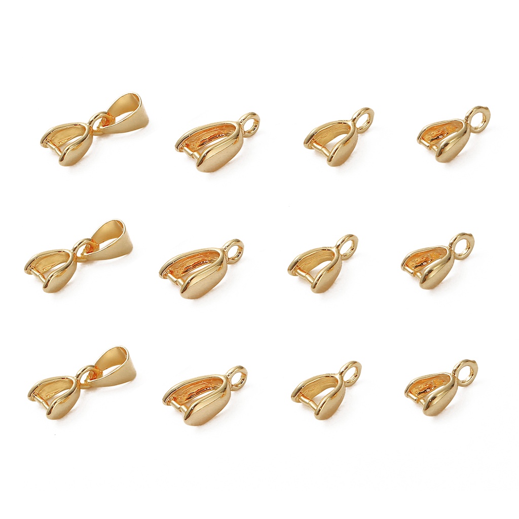 Mặt vòng cổ bằng đồng 6 màu có khóa cài dùng để làm trang sức