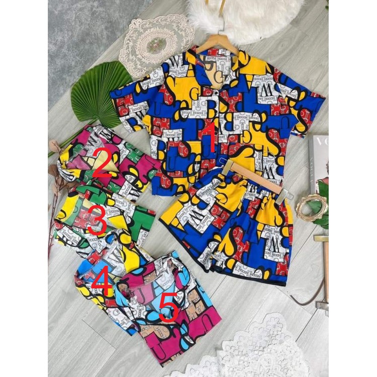 Set lập thể tay dơi quần đùi