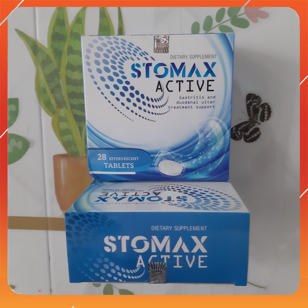 VIÊN SỦI STOMAX ACTIVE - Đẩy Lùi Cơn Đau Cho Dạ Dày Khỏe Mạnh Loại Bỏ Trào Ngược Ợ Chua - [CHÍNH HÃNG HỘP 28 VIÊN SỦI] | BigBuy360 - bigbuy360.vn