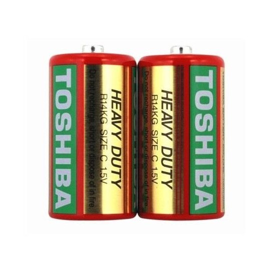 Pin Trung Toshiba, Size C, 1.5V Không sạc, vỉ 2 viên, R14KG SP-2TGTE V