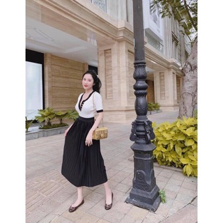 Áo len V sang chảnh