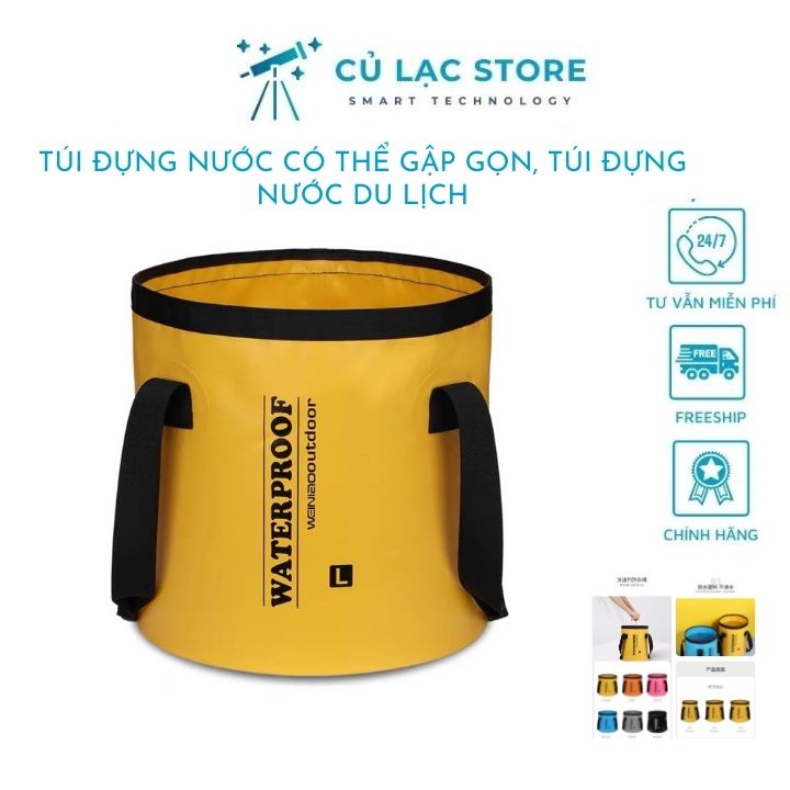Túi Đựng Nước Gập Gọn, Túi Đựng Du Lịch Di Động Đa Năng Chịu Nhiệt