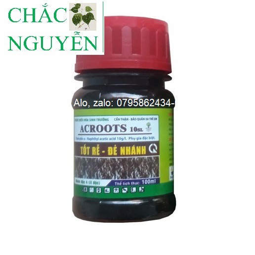 ĐIỀU HÒA SINH TRƯỞNG ACROOT - RA RỄ, BẬT MẦM CHAI 100ML