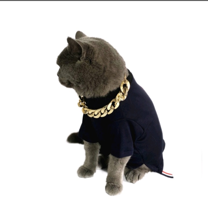 Vòng cổ dây xích phong cách Rich Kid siêu ngầu - Vòng cổ cho chó mèo