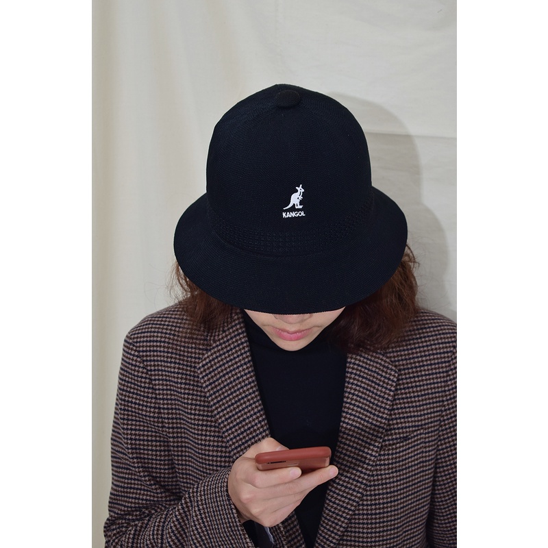 KANGOL Nón Tai Bèo Phối Lưới Thoáng Khí Phong Cách Nhật Bản Thời Trang Xuân Hè Cho Nam Và Nữ